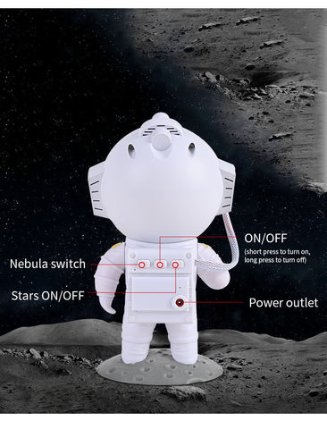 Astronaut Lamp Home Room Decor Decoration Bedroom Decorative Luminaires Galaxy Star Projector Starry Sky Night Light