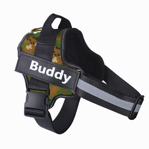 Dog Harness NO PULL Reflective Breathable Adjustable Personalized