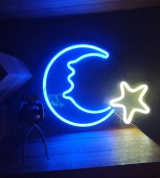 LED Neon Light, Acrylic Back Panel, Room Decoration Night Light