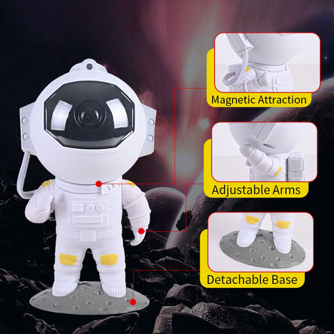 Astronaut Lamp Home Room Decor Decoration Bedroom Decorative Luminaires Galaxy Star Projector Starry Sky Night Light