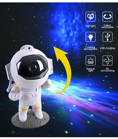 Astronaut Lamp Home Room Decor Decoration Bedroom Decorative Luminaires Galaxy Star Projector Starry Sky Night Light